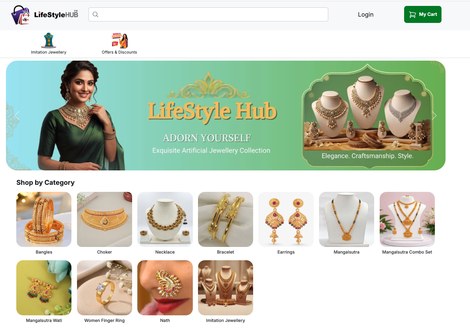 Lifestyle Hub — online store built with er4u