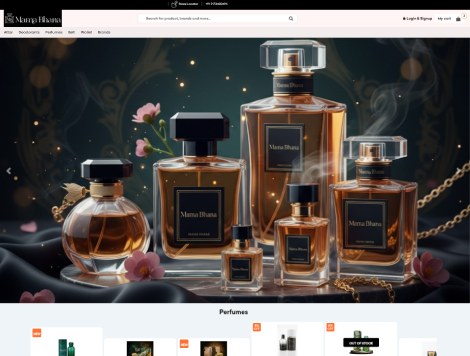 Mama Bhana online store built with er4u