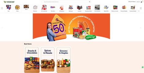 Sangam Mart — online store built with er4u